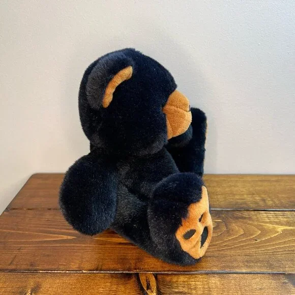 Black brown Bear Plush Big Paws Feet Super Soft & Cuddly - Picture 7 of 13